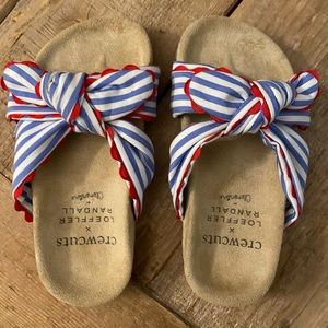 Crewcuts x Loeffler Randall Sandals Sz 8 NWOT